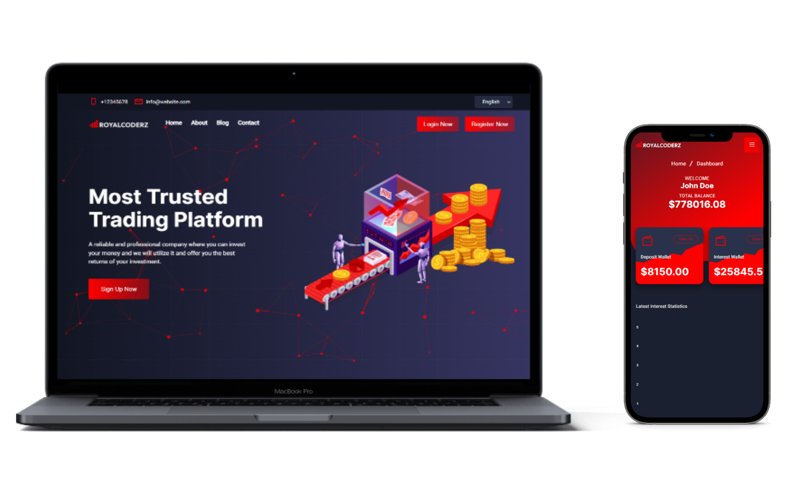 Redlove - Investment Platform